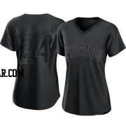 Cody Bellinger Women's Chicago Cubs Black Authentic Pitch Fashion Jersey