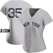 Cody Bellinger Women's New York Yankees Gray Authentic 2021 Field of Dreams Jersey