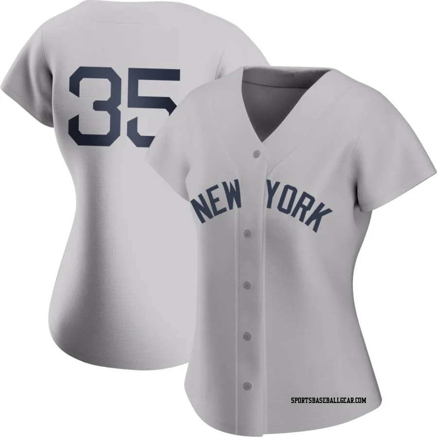 Cody Bellinger Women's New York Yankees Gray Authentic 2021 Field of Dreams Jersey