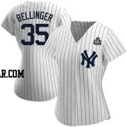 Cody Bellinger Women's New York Yankees White Authentic Home Name 2024 World Series Jersey