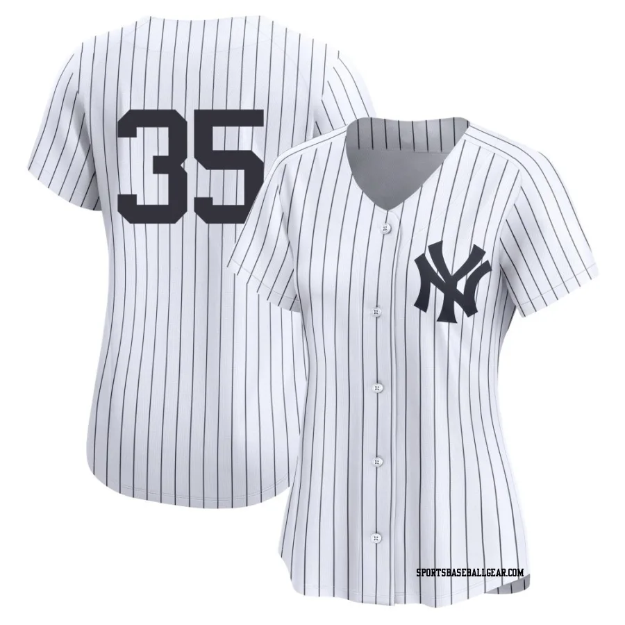 Cody Bellinger Women's New York Yankees White Limited Yankee Home 2nd Jersey