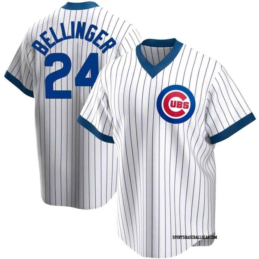 Cody Bellinger Youth Chicago Cubs White Replica Home Cooperstown Collection Jersey