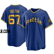 Cody Bolton Men's Seattle Mariners Royal Replica 2023 City Connect Jersey