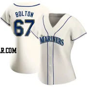 Cody Bolton Women's Seattle Mariners Cream Authentic Alternate Jersey