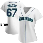 Cody Bolton Women's Seattle Mariners White Authentic Home Jersey