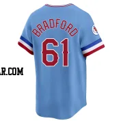 Cody Bradford Men's Texas Rangers Light Blue Limited Cooperstown Collection Jersey