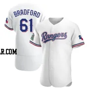 Cody Bradford Men's Texas Rangers White Authentic Home Jersey