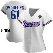 Cody Bradford Women's Texas Rangers White Authentic Home 2023 World Series Jersey