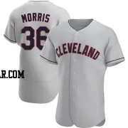 Cody Morris Men's Cleveland Guardians Gray Authentic Road Jersey