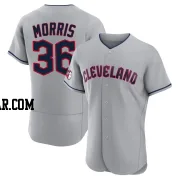 Cody Morris Men's Cleveland Guardians Gray Authentic Road Jersey