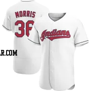 Cody Morris Men's Cleveland Guardians White Authentic Home Jersey