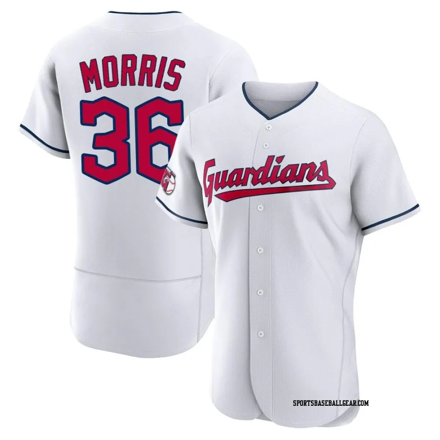 Cody Morris Men's Cleveland Guardians White Authentic Home Jersey