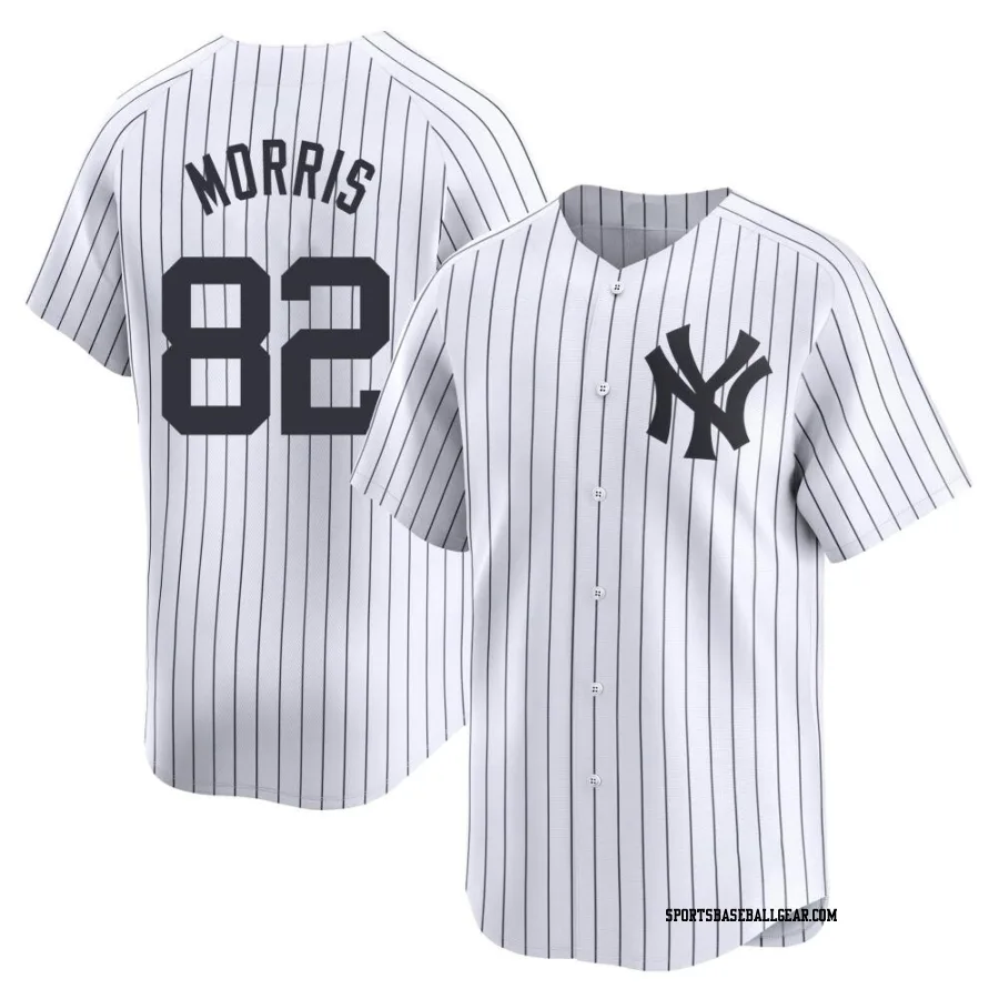 Cody Morris Men's New York Yankees White Limited Yankee Home Jersey