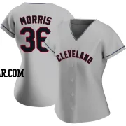 Cody Morris Women's Cleveland Guardians Gray Authentic Road Jersey