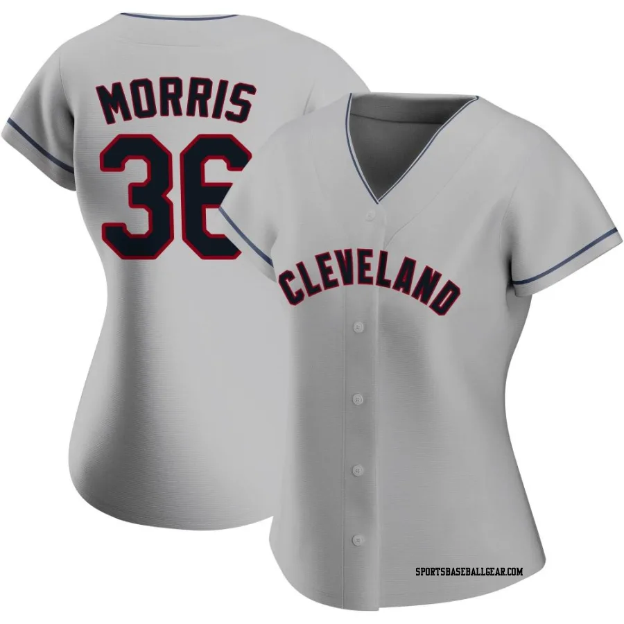 Cody Morris Women's Cleveland Guardians Gray Authentic Road Jersey