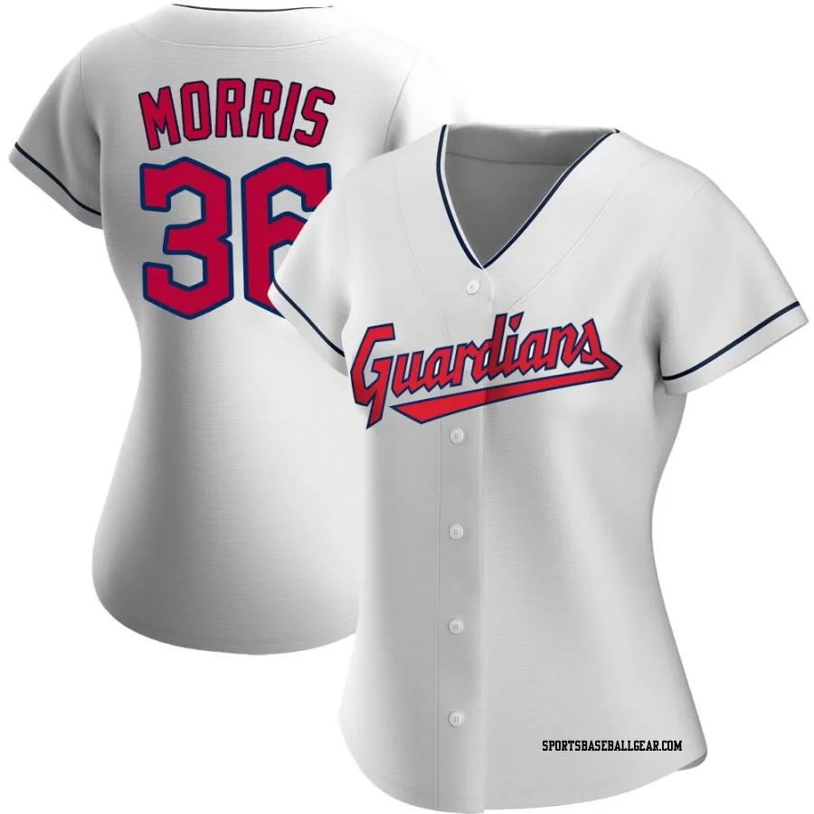 Cody Morris Women's Cleveland Guardians White Authentic Home Jersey