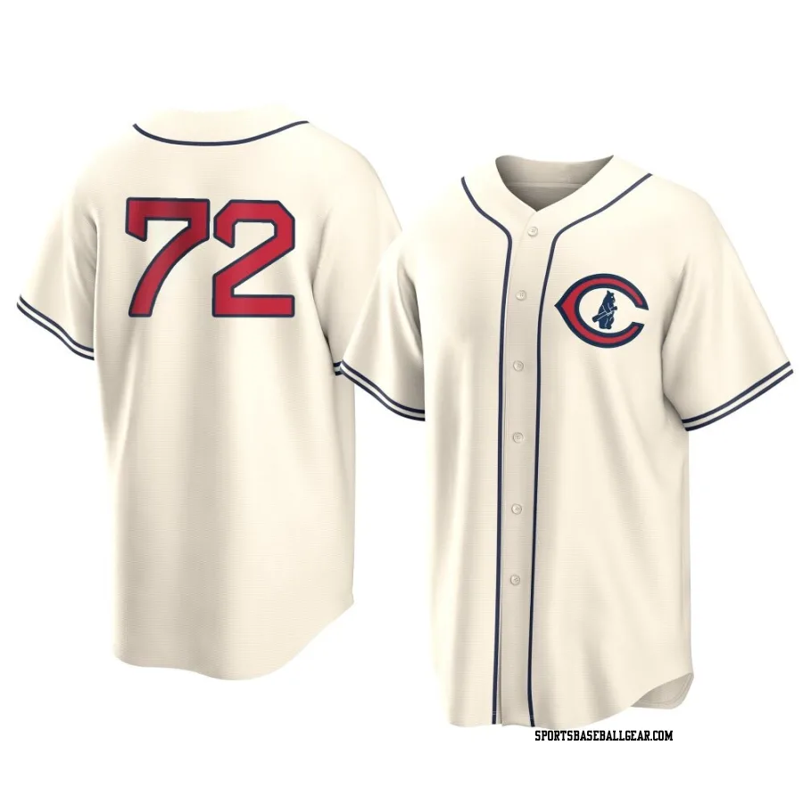 Cody Poteet Men's Chicago Cubs Cream Replica 2022 Field Of Dreams Jersey