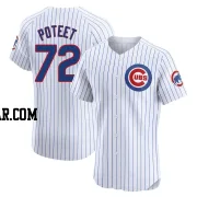 Cody Poteet Men's Chicago Cubs White Elite Home Jersey