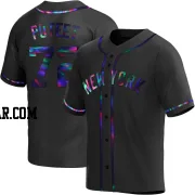 Cody Poteet Men's New York Yankees Black Holographic Replica Alternate Jersey