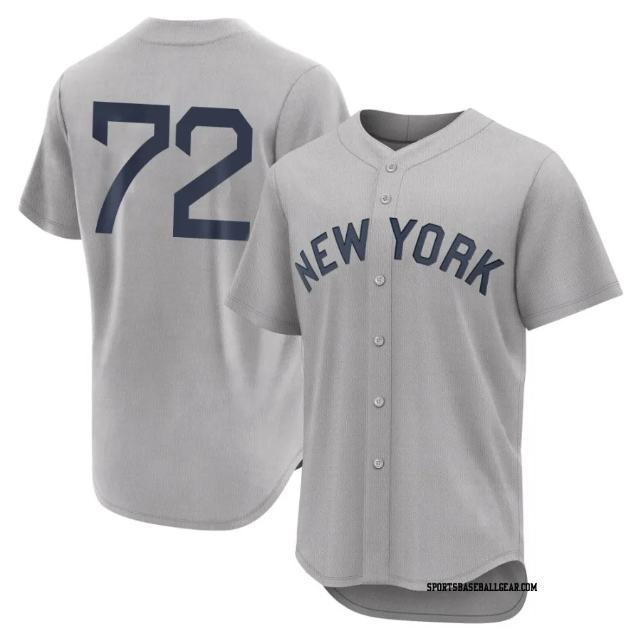 Cody Poteet Men's New York Yankees Gray Authentic 2021 Field of Dreams Jersey