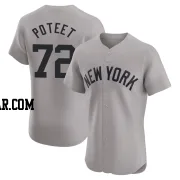 Cody Poteet Men's New York Yankees Gray Elite Road Jersey