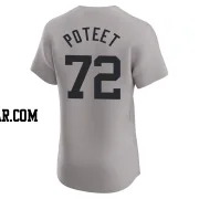 Cody Poteet Men's New York Yankees Gray Elite Road Jersey