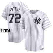 Cody Poteet Men's New York Yankees White Limited Yankee Home Jersey