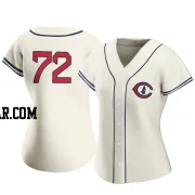 Cody Poteet Women's Chicago Cubs Cream Authentic 2022 Field Of Dreams Jersey