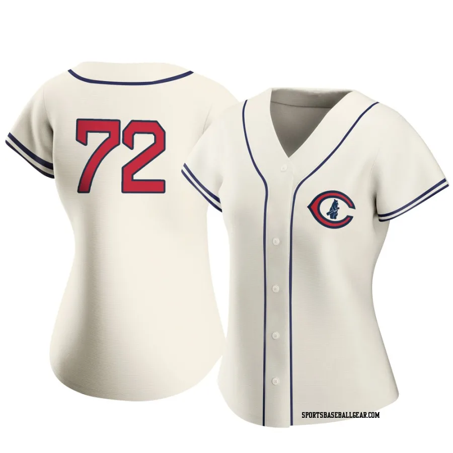 Cody Poteet Women's Chicago Cubs Cream Authentic 2022 Field Of Dreams Jersey