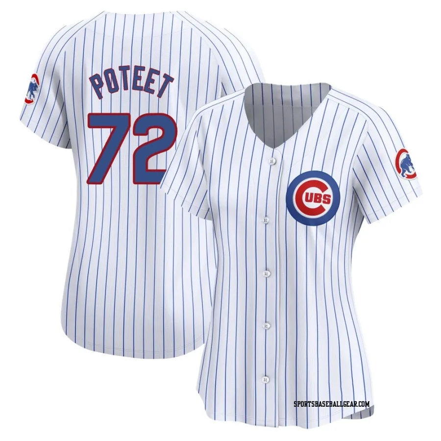 Cody Poteet Women's Chicago Cubs White Limited Home Jersey