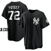 Cody Poteet Youth New York Yankees Black/White Replica Jersey