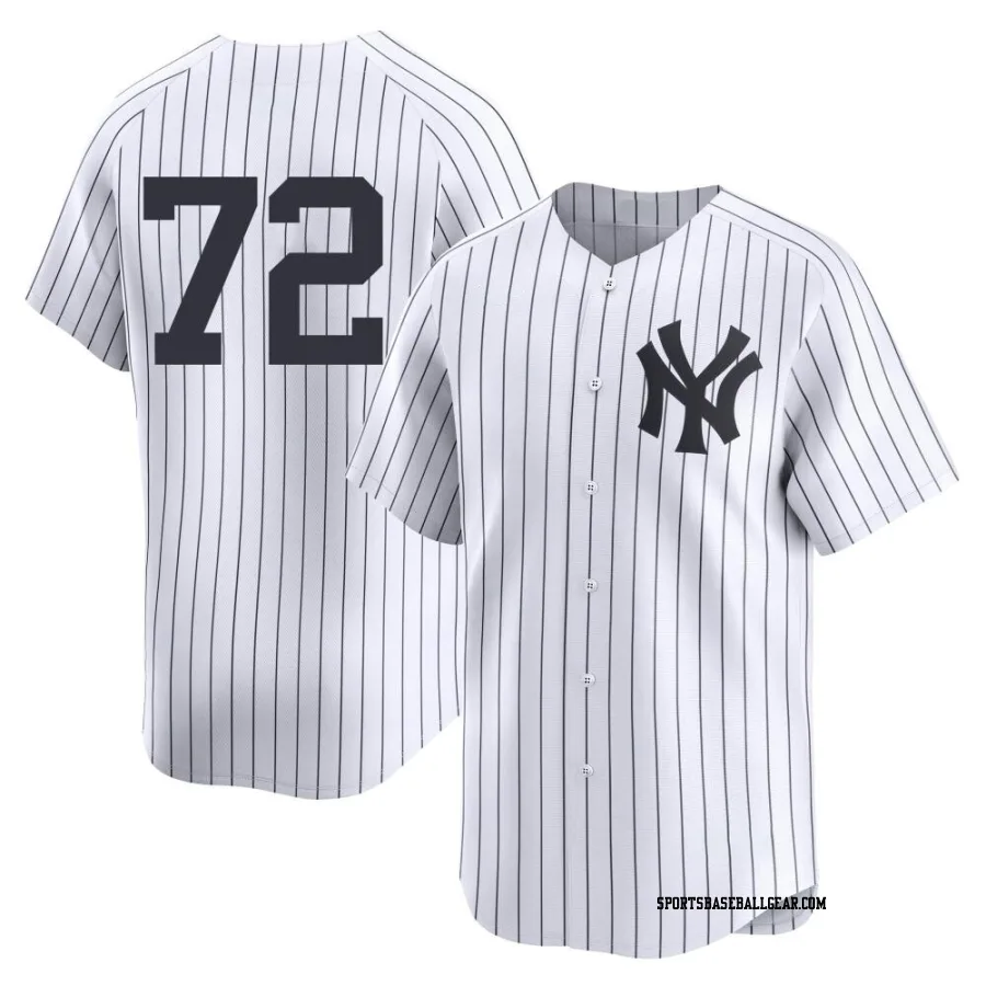 Cody Poteet Youth New York Yankees White Limited Yankee Home 2nd Jersey