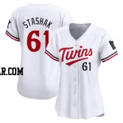 Cody Stashak Women's Minnesota Twins White Limited Home Jersey