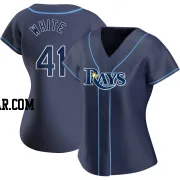 Colby White Women's Tampa Bay Rays Navy Authentic Alternate Jersey