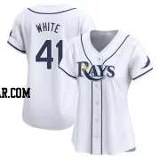 Colby White Women's Tampa Bay Rays White Limited Home Jersey