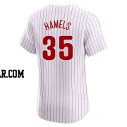 Cole Hamels Men's Philadelphia Phillies White Elite Home Jersey