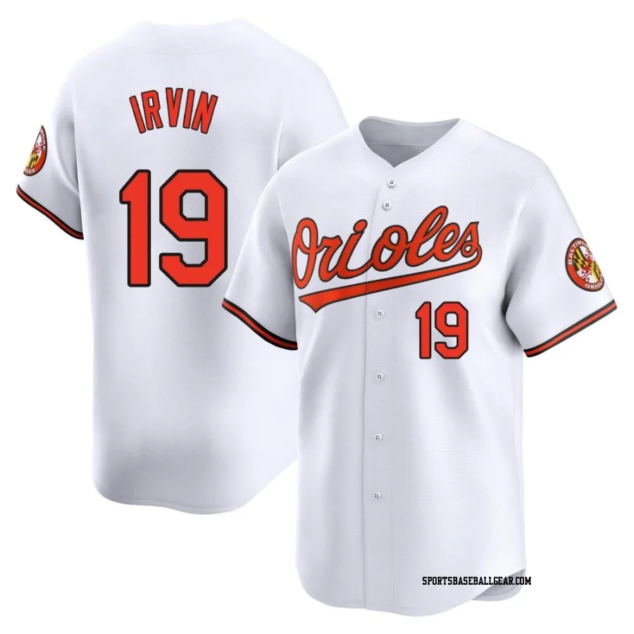 Cole Irvin Men's Baltimore Orioles White Limited Home Jersey