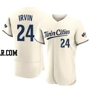 Cole Irvin Men's Minnesota Twins Cream Authentic Alternate 2023 Jersey