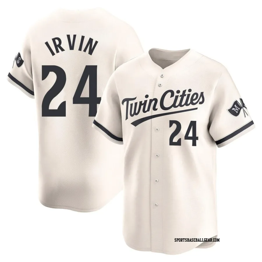 Cole Irvin Men's Minnesota Twins Cream Limited Alternate Jersey