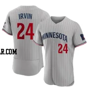 Cole Irvin Men's Minnesota Twins Gray Authentic Road Jersey