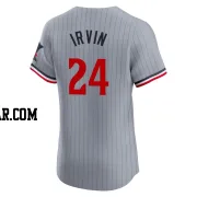 Cole Irvin Men's Minnesota Twins Gray Elite Road Jersey