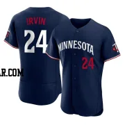 Cole Irvin Men's Minnesota Twins Navy Authentic Alternate Jersey