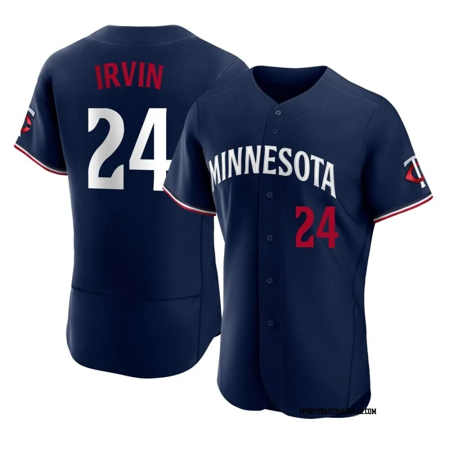 Cole Irvin Men's Minnesota Twins Navy Authentic Alternate Jersey