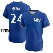 Cole Irvin Men's Minnesota Twins Royal Elite 2024 City Connect Jersey