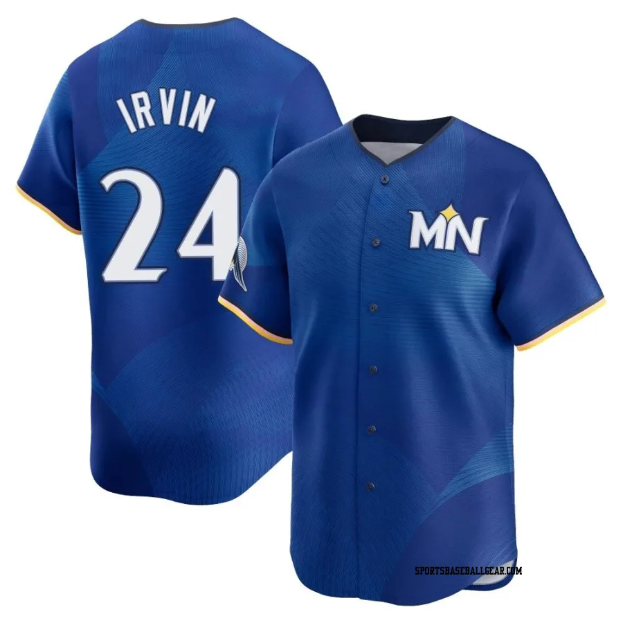 Cole Irvin Men's Minnesota Twins Royal Limited 2024 City Connect Jersey