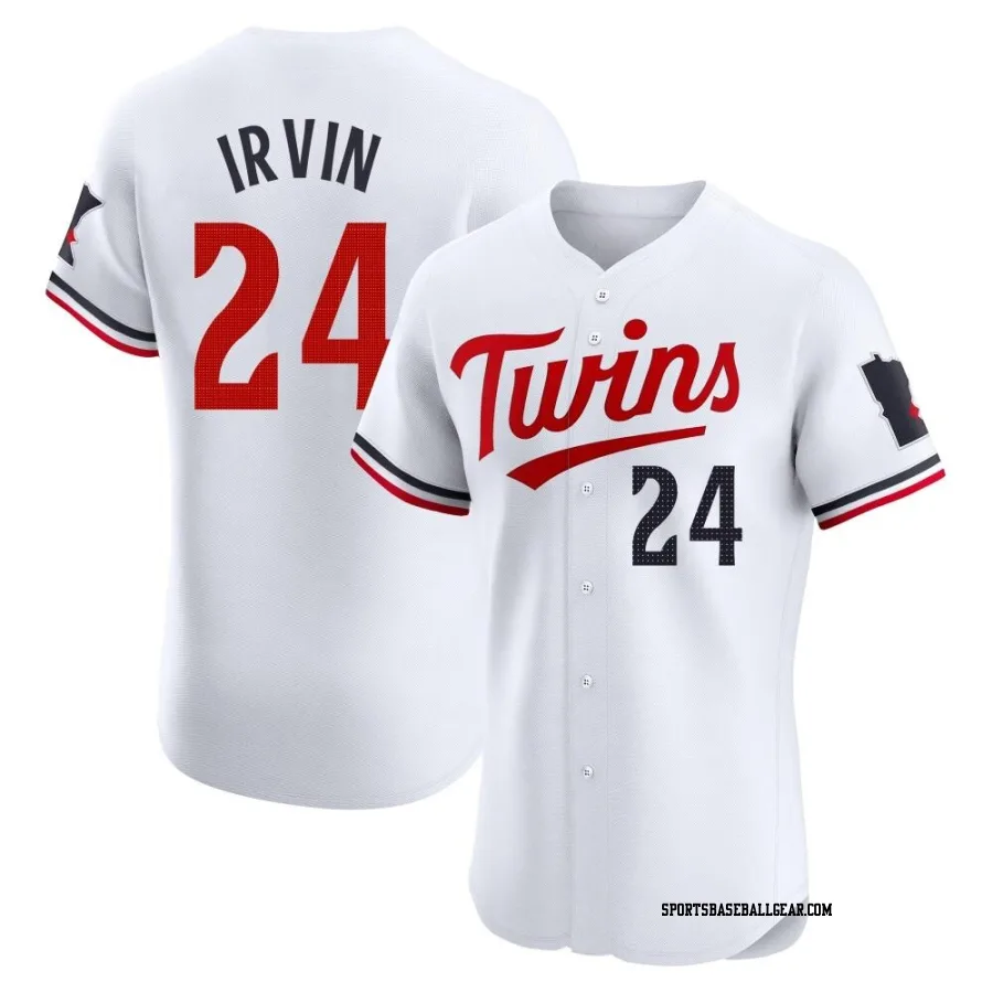 Cole Irvin Men's Minnesota Twins White Elite Home Jersey