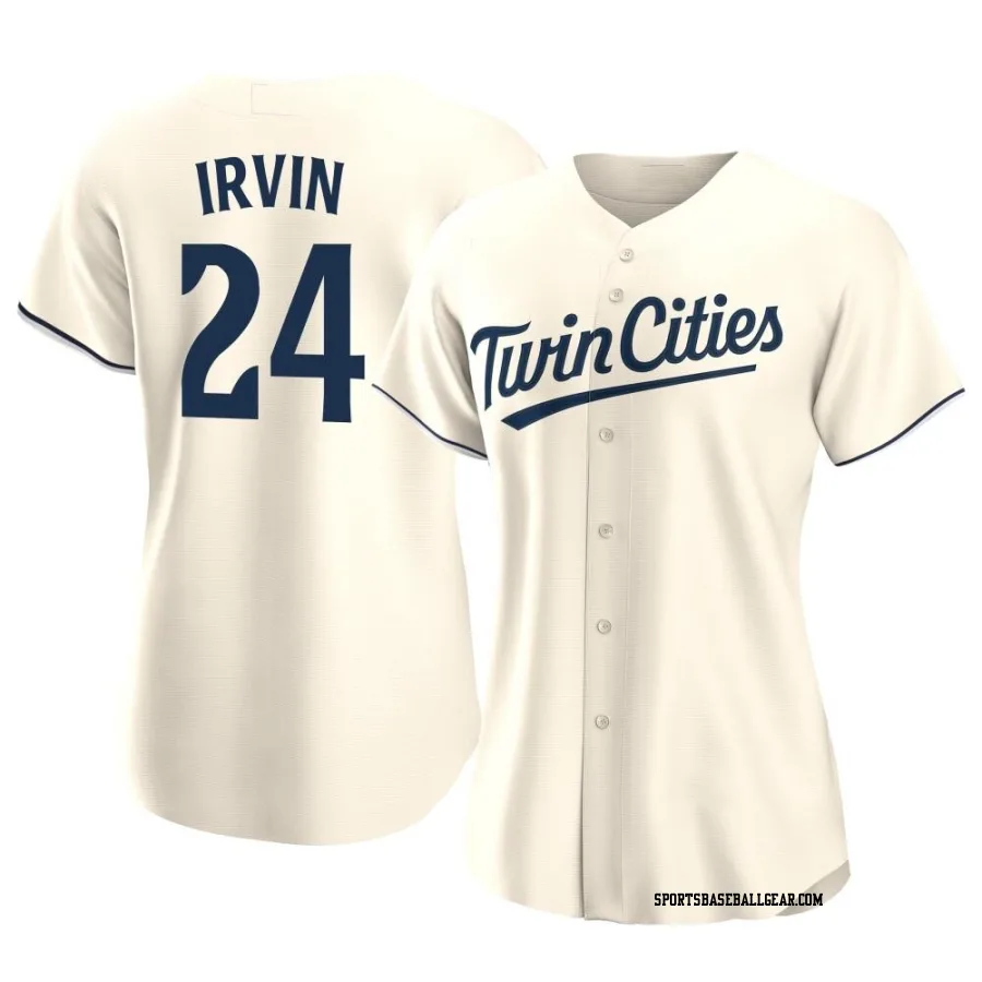 Cole Irvin Women's Minnesota Twins Cream Replica Alternate Jersey