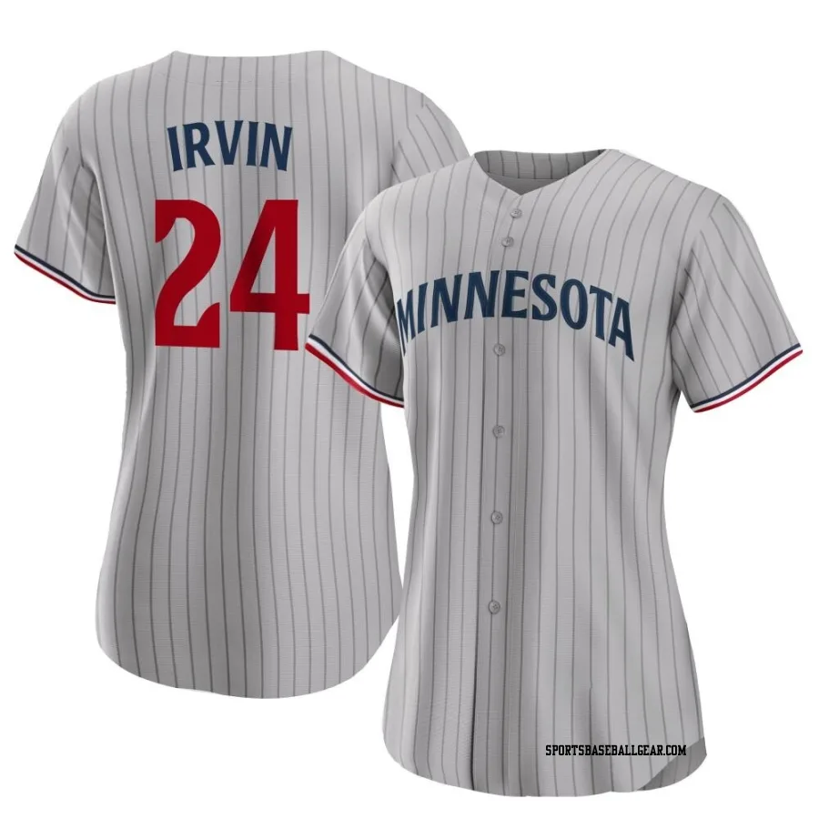 Cole Irvin Women's Minnesota Twins Gray Authentic Road Jersey