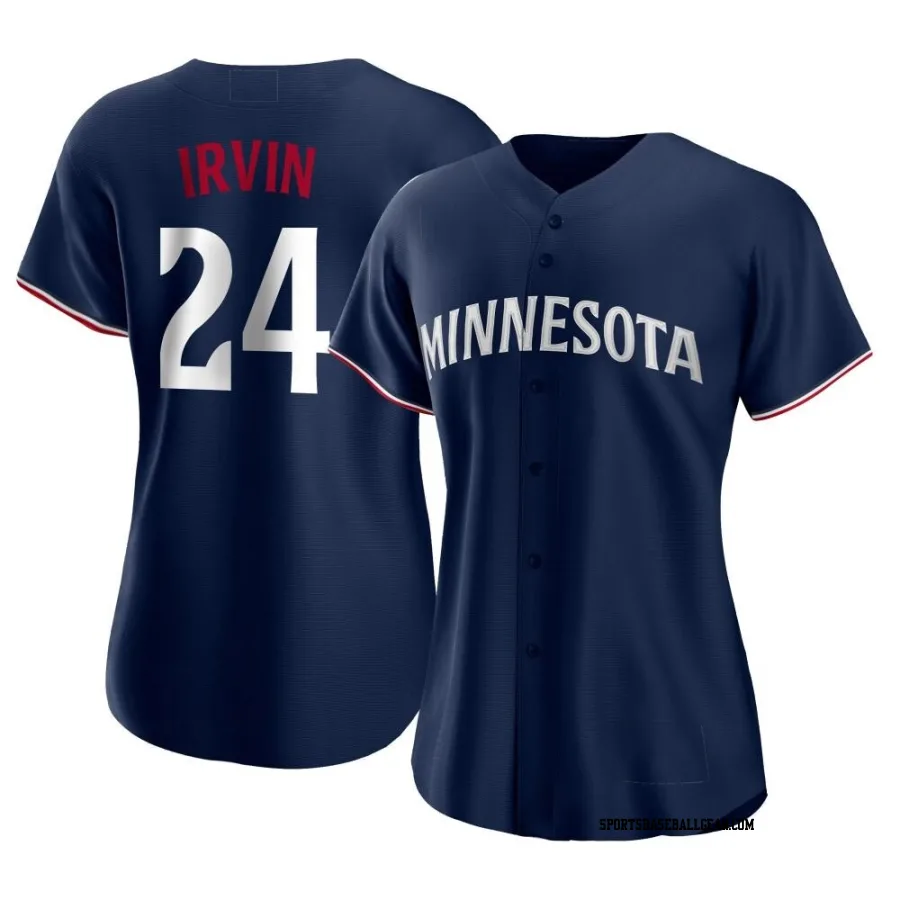 Cole Irvin Women's Minnesota Twins Navy Authentic Alternate Jersey