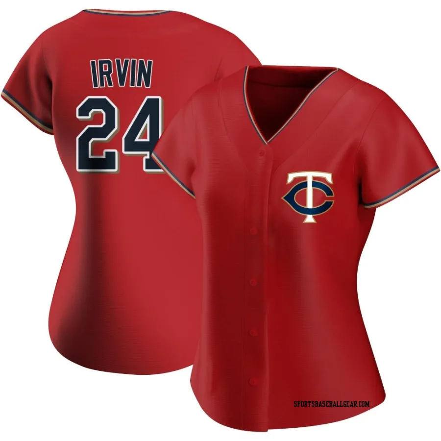 Cole Irvin Women's Minnesota Twins Red Replica Alternate Jersey